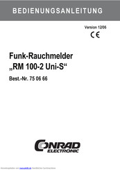 Conrad Electronic RM 100-2 Uni-S Bedienungsanleitung