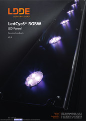 LDDE LedCyc6* RGBW serie Benutzerhandbuch