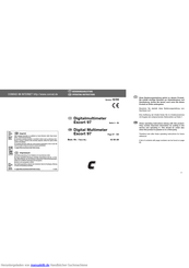 Conrad Electronic 12 00 29 Bedienungsanleitung