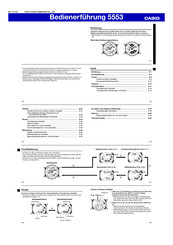 Casio 5553 Bedienerführung