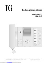 TCS IMM1310 Bedienungsanleitung