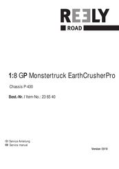 Reely 1:8 GP Monstertruck EarthCrusherPro Serviceanleitung