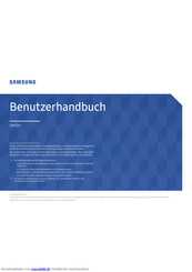 Samsung OM32H Benutzerhandbuch