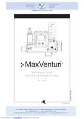 Maxtec MaxVenturi R211P03 Betriebs- Und Bedienungsanleitung