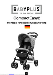 babyplus CompactEasy2 Montage- Und Bedienungsanleitung
