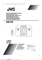 JVC UX-V3 Bedienungsanleitung
