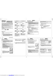 Pentax Optio S10 Handbuch Für Pc-Anschluss