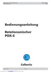 Collomix POX-S Bedienungsanleitung