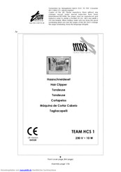 Team HCS 1 Bedienungsanleitung