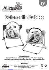 Babymoov Balancelle Bubble Bedienungsanleitung