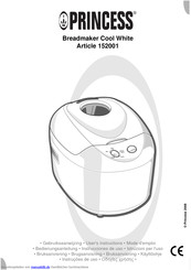 Princess Cool White 152001 Bedienungsanleitung