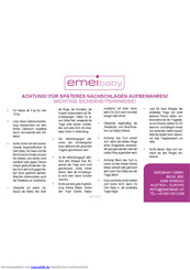 Emeibaby Emeibaby Gebrauchsanleitung