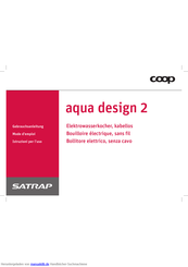 coop aqua design 2 Gebrauchsanleitung