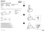 Sony ICF-C11iP Anleitung Für Die Inbetriebnahme