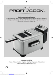 Profi Cook PC-FR 1088 Bedienungsanleitung, Garantie