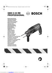 Bosch GBH 2-23 RE Professional Bedienungsanleitung