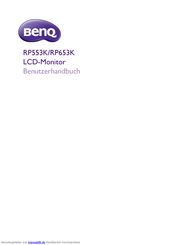 BenQ RP653K Benutzerhandbuch