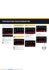 Opel INSIGNIA Touch R700 IntelliLink Kurzanleitung