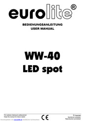 EuroLite 83309191 Bedienungsanleitung