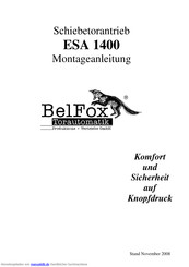 BelFox ESA 1400 Montageanleitung