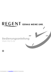 Regent W615-56 Bedienungsanleitung
