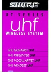 Shure UT Serie Kurzanleitung