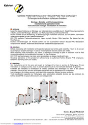 Kelvion GKE Serie Montage-, Betriebs- Und Wartungsanleitung