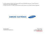 Samsung SGH-Z300 Handbuch