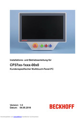 Beckhoff CP37xx-1xxx-00x0 Series Installation Und Betriebsanleitung