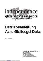 Independence Duke Betriebsanleitung
