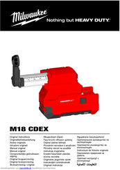 MILWAUKEE Staubabsaugung M18 CHX M18 CDEX/0
