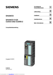 Siemens SINAMICS G120 Kompaktbetriebsanleitung