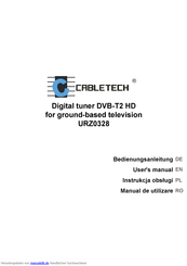 Cabletech URZ0328 Bedienungsanleitung