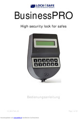 Lock4Safe BusinessPRO Bedienungsanleitung