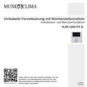 mundoclima KJR-120C/TF-E Installations- Und Benutzerhandbuch