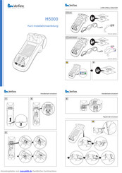 verifone H5000 Kurzinstallationsanleitung