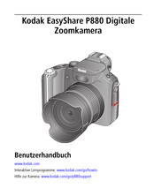 Kodak EasyShare P880 Benutzerhandbuch