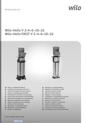 Wilo Helix FIRST V 4 Einbau- Und Betriebsanleitung
