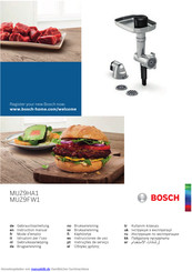 Bosch MUZ9HA1 Gebrauchsanleitung