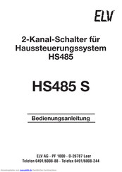 ELV HS485 S Bedienungsanleitung