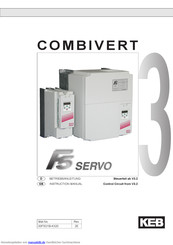 KEB Combivert F5 Servo Serie Betriebsanleitung