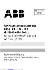 ABB GJ B000 6134 A0142 Betriebsanleitung