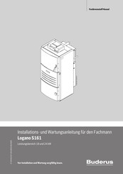 Buderus Logano S161 Installations- Und Wartungsanleitung
