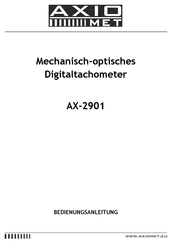 Axio MET AX-2901 Bedienungsanleitung