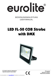 EuroLite LED FL-50 COB Strobe Bedienungsanleitung