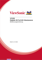 ViewSonic VC3D2 Bedienungsanleitung