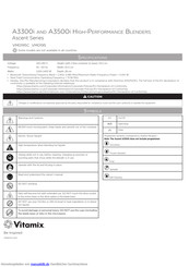 Vitamix VM0195C Bedienungsanleitung