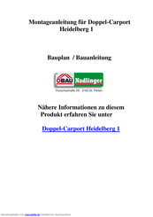 Mr. GARDENER Heidelberg 1 Bauplan / Bauanleitung