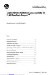 Allen-Bradley 1769-OB8 Installationsanleitung