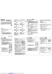 Pentax Optio L20 Handbuch Für Pc-Anschluss